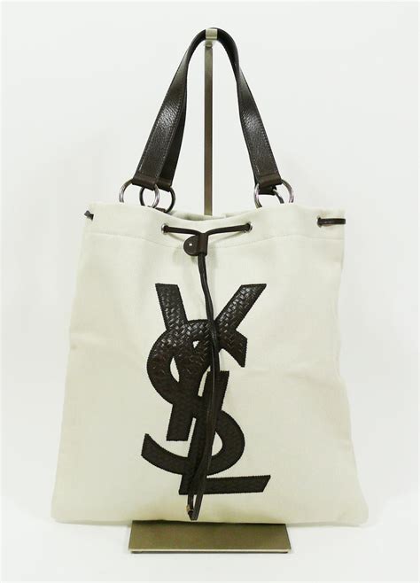 ysl canvas tote dupe|yves st laurent large tote.